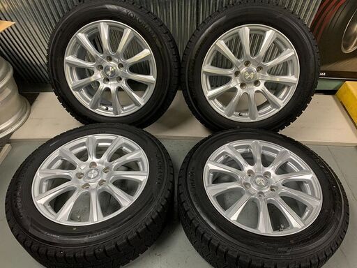 売約済　バリ山★安心の調整済み　215/60R17　エスティマ　カローラクロス　エルグランド　オデッセイ　アイスガード　IG50プラス 売約済 バリ山☆安心の調整済み 215/60R17 エスティマ カローラクロス