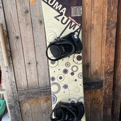 ZUMAツマ　スノーボード　バインディングセット　約158cm