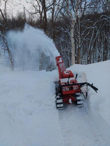 土屋製作所 サイドクラッチ付き 除雪機
