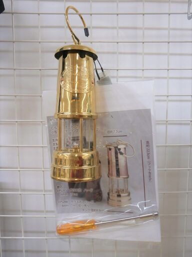 【引取限定】未使用 小型 マイナーランプ オイルランプ ランタン ヨットランプ キャンプ アウトドア【ハンズクラフト八幡西店】