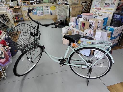 J092★使用感有り★普通自転車★VALERIANO★変速なし★LEDオート★26インチ