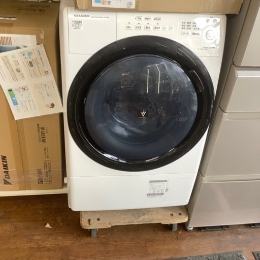 ドラム式洗濯乾燥機　SHARP ES-S7E 7kg 2020年製