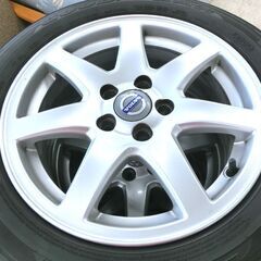 ボルボ 純正 ホイール 16インチ 7J ET50 PCD108 GoodYear EAGLE RVS 