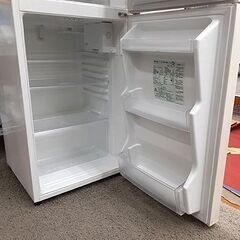 ②札幌【無印良品 2ドア 冷蔵庫 137L 2015年製】AMJ-14D-1 電気