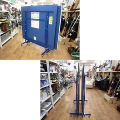 ユニバー 卓球台 内折れセパレート式 TSA19M 国際規格サイズ キャスター付き ブルー UNIVER 札幌市 厚別店