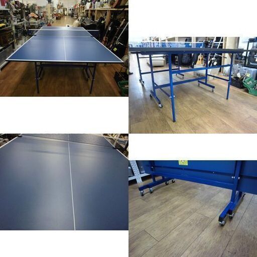 ユニバー 卓球台 内折れセパレート式 TSA19M 国際規格サイズ キャスター付き ブルー UNIVER 札幌市 厚別店 ユニバー 卓球台 内折れセパレート式 TSA19M 国際規格サイズ