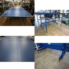 ユニバー 卓球台 内折れセパレート式 TSA19M 国際規格サイズ キャスター付き ブルー UNIVER 札幌市 厚別店