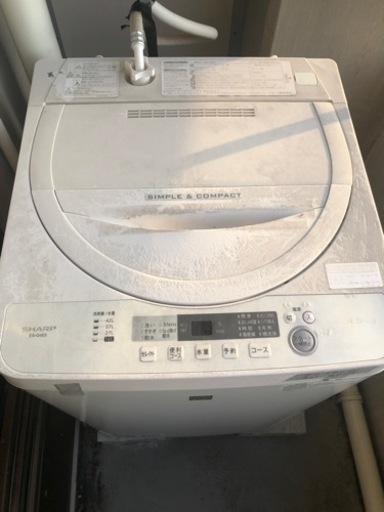 【冷蔵庫とのセット販売も可】2018年製SHARP全自動洗濯機4.5kg