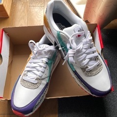 NIKE Air Max 90 SE アニマルパッチワーク メンズ 27.5