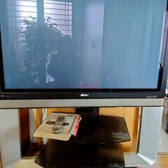 日立Woo42型プラズマテレビ HDD付き テレビ台付き