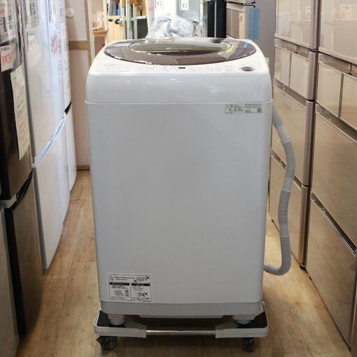 292)【2022年製】シャープ 洗濯機 ES-GW11F-S シルバー系 穴なし槽 インバーター搭載 11kg SHARP