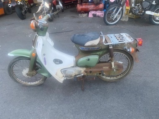ホンダ スーパーカブ70 カモメ?行燈 レストアベース 部品取り C70