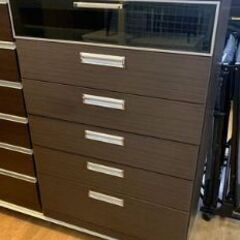リサイクルストアスターズ城西店】整理タンス 衣類収納 タンス 収納家具 家具 こげ茶色 - タンス、衣類収納