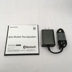 ★ジモティー割引有★ BALMUDA Bluetoothスピーカー M01A-BK BALMUDA The Speaker 中古品