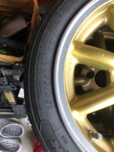 タイヤ、ホイール ワタナベ　100 4穴