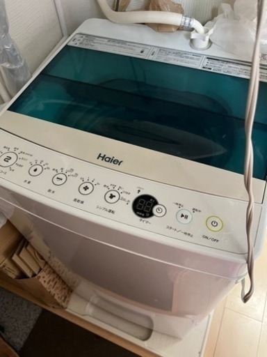 洗濯機　18年製　haier