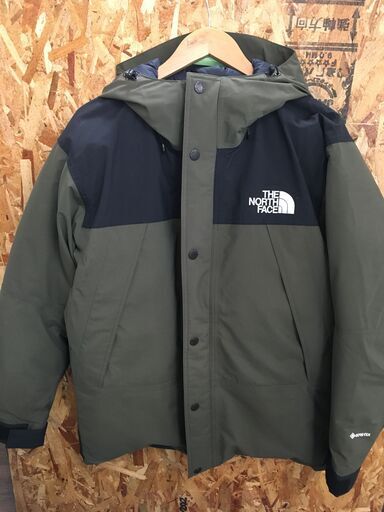 期間限定価格!! 2月12日まで!! THE NORTH FACE ザノースフェイス 22AW Mountain Down JKT マウンテンダウンジャケット ND92237 メンズ アウター カーキ XLサイズ 堺市 石津【ジャングルジャングルサカイ石津店】