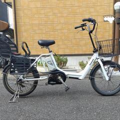 電動アシスト自転車 パナソニック ギュット 白 20型 バッテリー10.0ah
