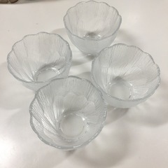 ガラス小鉢4個