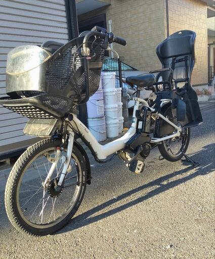 大容量バッテリー12.3ah 電動アシスト自転車 ヤマハ PAS キッス 白