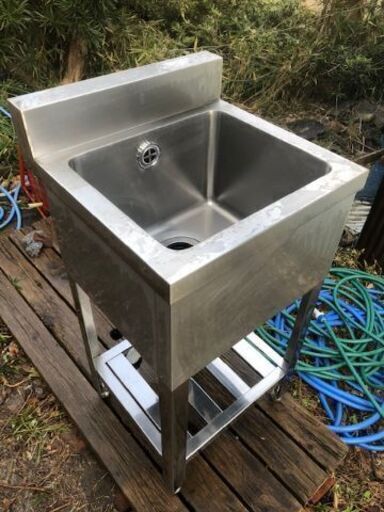 さらに値下げ◇業務用 ◇ステンレス製 1槽シンク 流し台 450×450×