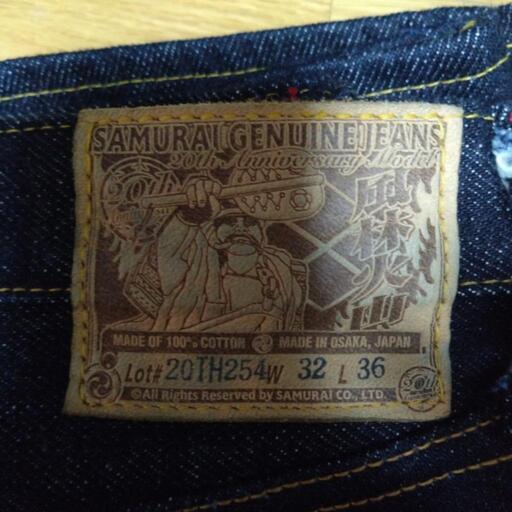 ２０周年限定モデル サムライデニム ２５oz