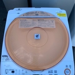 5km以内配送無料　保証付き　シャープ　SHARP ES-TX72-D [タテ型洗濯乾燥機　7kg オレンジ系] 5km以内配送無料 保証付き シャープ SHARP ES-TX72-D [タテ型洗濯乾燥機