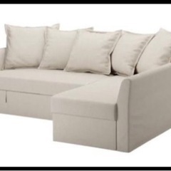 定価104990円】IKEA ソファーベッド HOLMSUND ホルムスンド(ベージュ)