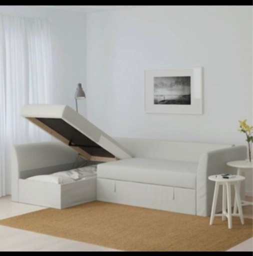 【定価104990円】IKEA ソファーベッド HOLMSUND ホルムスンド(ベージュ)