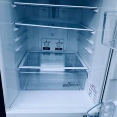 配送可能　三菱 146L 2ドア冷蔵庫（サファイヤブラック）【右開き】MITSUBISHI MR-P15C-B