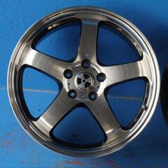 『使用期間約3ヶ月』18インチ　7.5J+55　5穴114.3　アルミホイール　4本セット