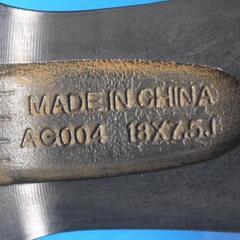 『使用期間約3ヶ月』18インチ　7.5J+55　5穴114.3　アルミホイール　4本セット