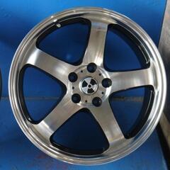 『使用期間約3ヶ月』18インチ　7.5J+55　5穴114.3　アルミホイール　4本セット