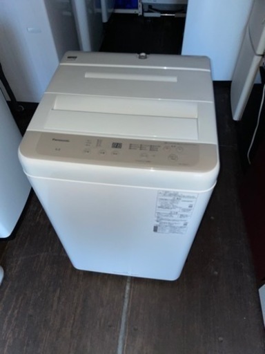 No.1609 Panasonic 6kg 洗濯機　2022年製　近隣配送無料