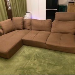 LOWYA 3人掛けカウチコーナーローソファ