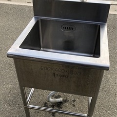 ⭐︎中古品 1槽シンク 600×600×800mm 厨房用品⭐︎