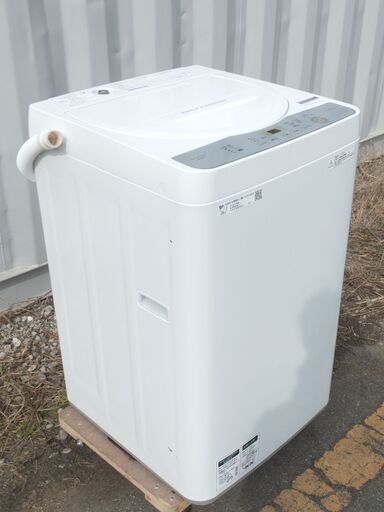 全国送料無料★3か月保障付き★洗濯機★2019年式★シャープ★ES-GE5C-W★5.5kg★Y-0201-106