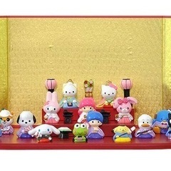 ハローキティー 雛人形 段飾り 吉徳 sanrio（サンリオ） キャラクターひな人形 ハローキティ 15人 台段雛