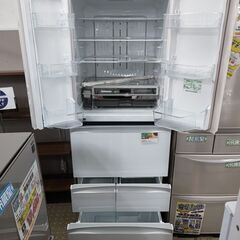商談中 TOSHIBA 東芝 6ドア冷凍冷蔵庫 GR-P510FW 愛千143】