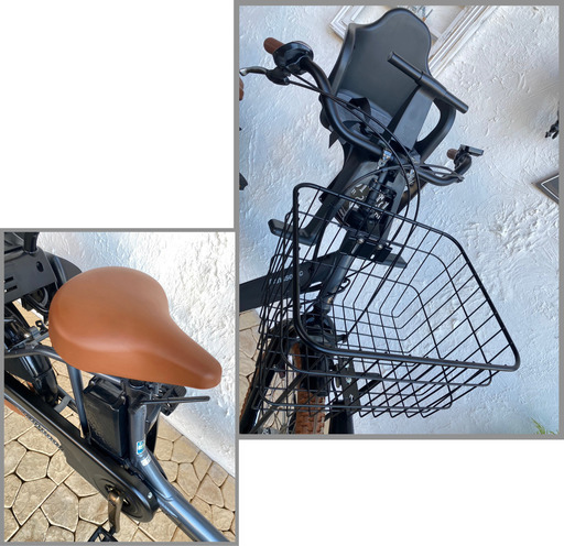 12Ahへ変更可 3人乗り JE パナソニック ギュット 電動自転車 子供乗せ