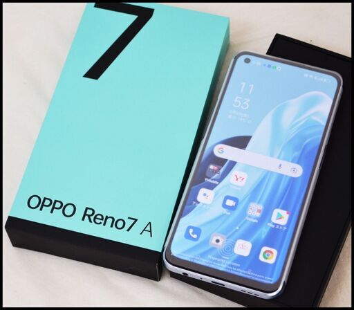 未使用 Yモバイル OPPO Reno7 A A201OP ドリームブルー ワイモバイル 〇判定 SIMロック解除済