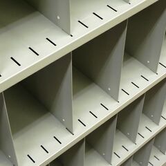 KOKUYO カルテ戸棚 グレー系 幅90×奥32×高178cm カルテラック 書庫 病院 診察所 書棚 コクヨ 札幌市 厚別区