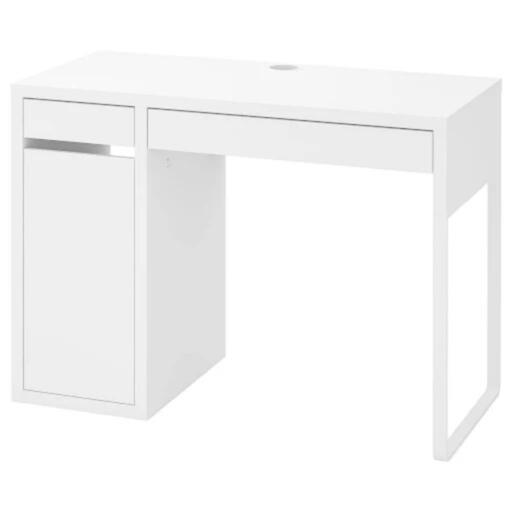 2台セット　IKEA - MICKE ミッケ デスク , ホワイト , 105x50 cm