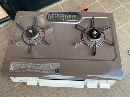 2019年製❄️ パロマ ガステーブル あじわざ 水無し片面焼き 59cm プロパンガス(LPG) 左強火 IC-S807BHA-L-LPG(0127k) 2019年製❄️ パロマ ガステーブル あじわざ 水無し片面焼き 59cm