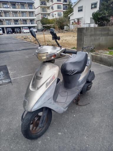 レッツⅡ　シルバー　スズキ　2st　原付　バイク　50cc　スクーター