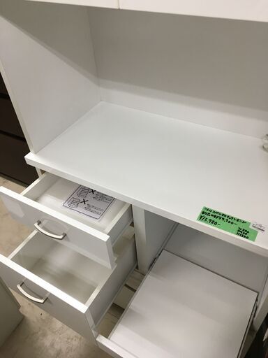 幅80cm レンジボード (コパンT 80MRB DBR) キッチンボード ダイニングボード キッチン収納 レンジ台 カップボード 食器棚 ニトリ :  4719236 : ニトリ Yahoo!店 - 通販 - Yahoo!ショッピング