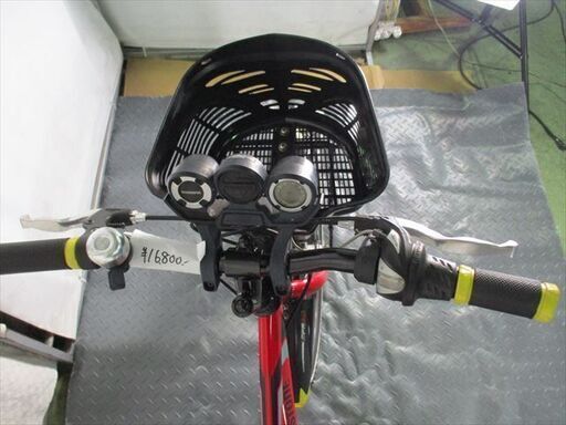 C502★16800円★整備済み 中古子供自転車 【22インチ 　ブリヂストン　クロスファイヤーjr　赤】