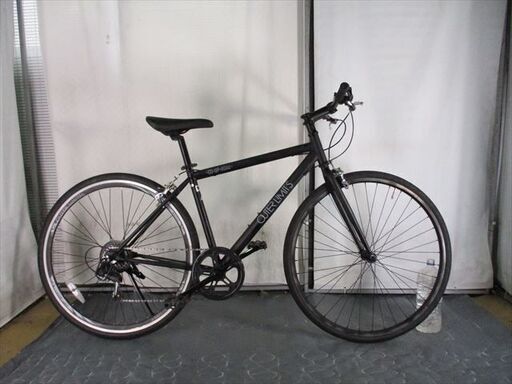 C504★13800円★整備済み スポーツ中古自転車 【クロスバイク　700ｃ　黒　46ｃｍ　OUTERLIMITS】