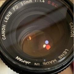 [美品]Canon FD 50 1.4 S.S.C おまけ付き