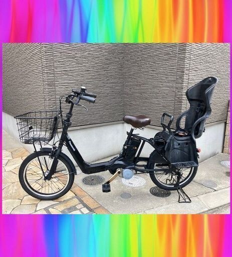 大容量8.9Ahパナソニック　Panasonic　ギュットアニーズ 20インチ　電動自転車　子供乗せ　3人乗り　20310